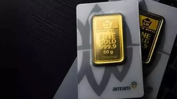 Harga Emas Antam Anjlok Rp35.000, Kini Rp2,605 Juta per Gram
